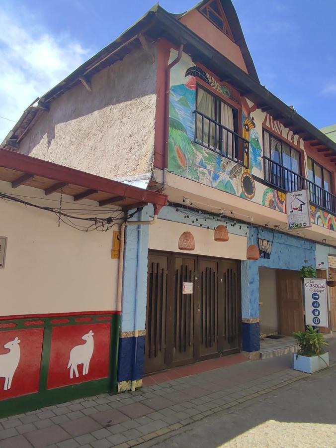 La Casona Hostel Гуатапе Экстерьер фото